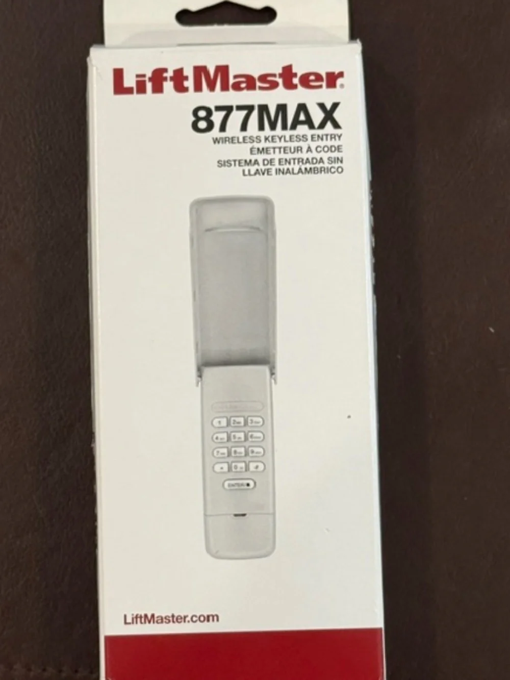 Liftmaster 877MAX Wireless Keyless Garage Entry- BRAND NEW!